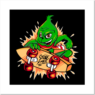 grinch do grind Posters and Art